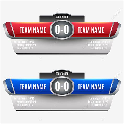 Scoreboard Vector PNG Images Scoreboard Elements Design For And