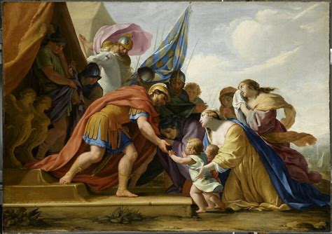 La Famille De Coriolan Le Suppliant D Pargner Rome Louvre Collections