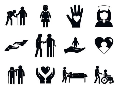 Caregiver Icon Vector Art, Icons, and Graphics for Free Download