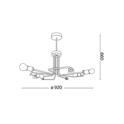 Triumph Sospensione 8 Luci Ideal Lux Sospensione Progetti In Luce