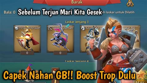 Live Boost Trop Dulu Sampe Komposisi Trop Pulih Baru Gas Nanti