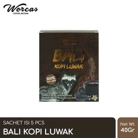 Jual Worcas Bali Kopi Luwak Sachet Isi Pcs Di Lapak Worcas Coffee