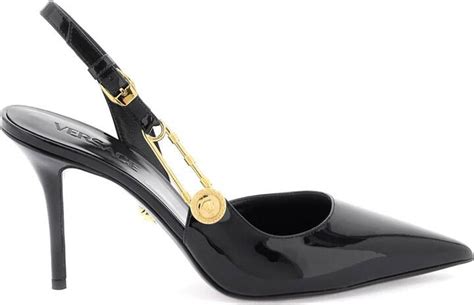 Versace Safety Pin Slingback Pumps Shopstyle