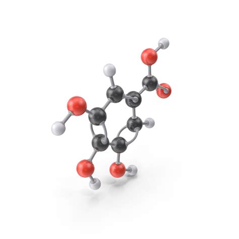 Gallic Acid Molecule PNG Images & PSDs for Download | PixelSquid ...
