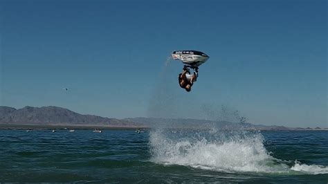 Jet Ski Freestyle First Ever Heel Clicker Back Flip By Lee Stone Youtube