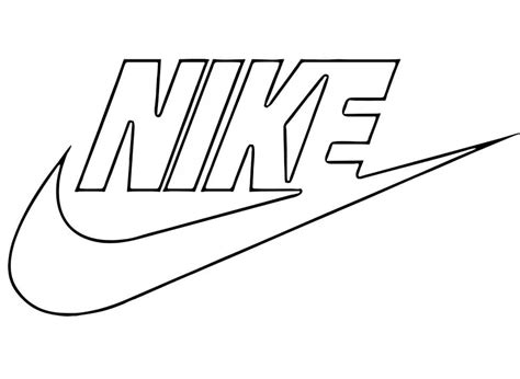 Nike Logo Coloring Page - Free Printable Coloring Pages