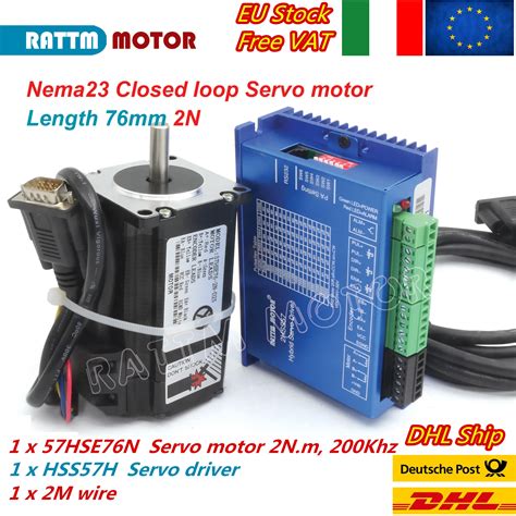 Motor Paso A Paso De Circuito Cerrado Nema 23 2n M 2 Fases 288ozin Y