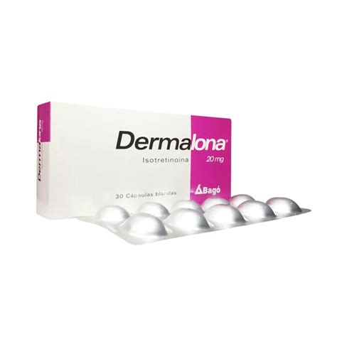 Dermalona Isotretinoína 20mg Tratamiento Acné Efectivo