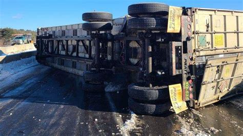 Truck driver cited after crash closed part of I-295