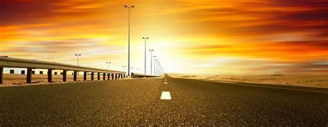 Road Sunset Background Poster Wallpaper Image For Free Download ...