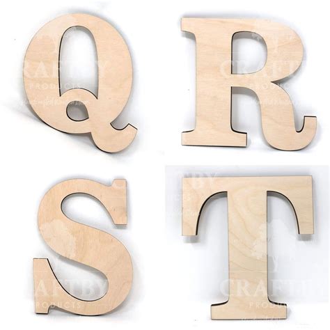 Printable Wooden Alphabet Letters