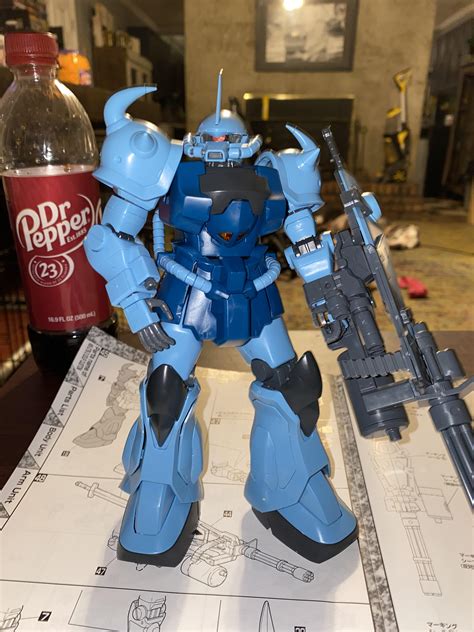 1st Build Of 2022 Is The Mg Gouf Custom Its Cool To See How Far