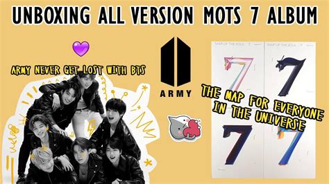 Unboxing Semua Album Bts Terbaru Bts Mots 7 Unboxing Indonesia Youtube