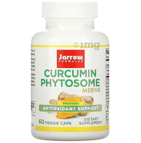 Jarrow Formulas Curcumin Phytosome Meriva Veggie Caps For Antioxidant