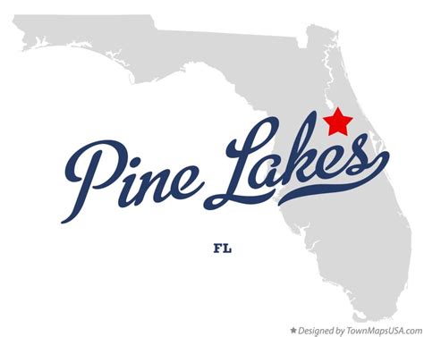 Map of Pine Lakes, FL, Florida