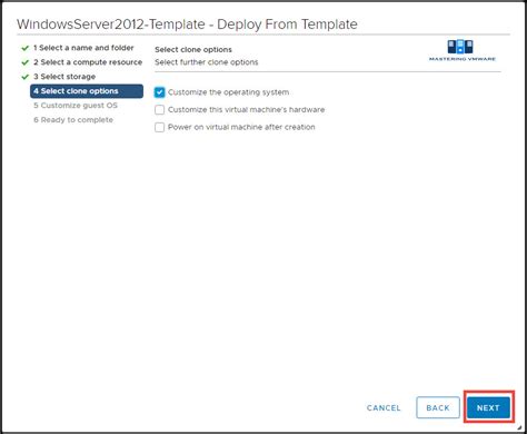 VM Customization Specificaiton Mastering VMware