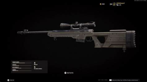 The best sniper rifle in Black Ops Cold War