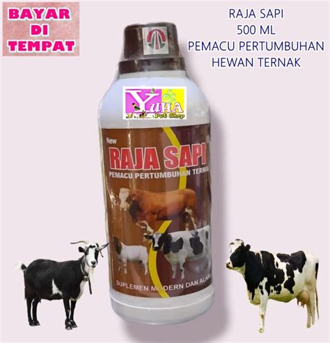 Raja Sapi Ml Vitamin Penggemuk Pertumbuhan Hewan Ternak Sapi