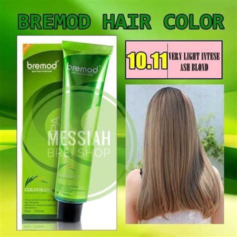 Bremod Very Light Intense Ash Blonde Hair Color Set With