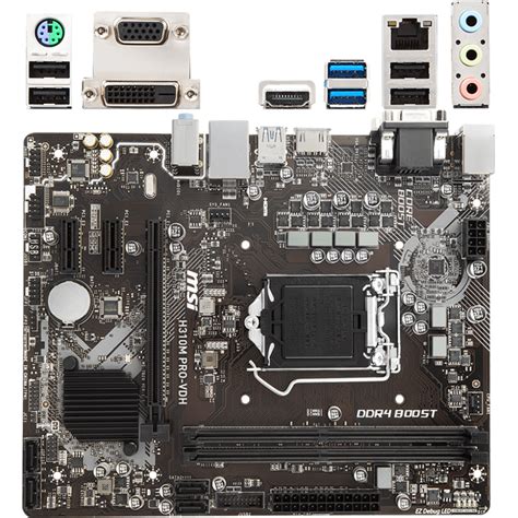 Материнская плата MSI H310M Pro-VDH H310 Socket-1151v2 2xDDR4, 4xSATA3 ...