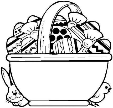 Easter Baskets Coloring Pages Coloring Pages Coloring Pages For