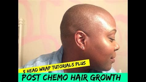 Post Chemo Hair Growth How To Tie 5 Cute Head Wraps Young Black Woman With Breast Cancer Youtube