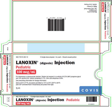 Lanoxin Package Insert Drugs