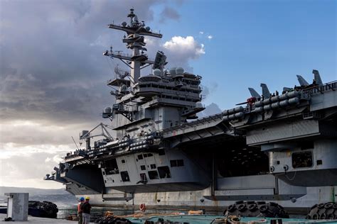 Dvids Images Nsa Souda Bay Welcomes Uss George H W Bush Cvn