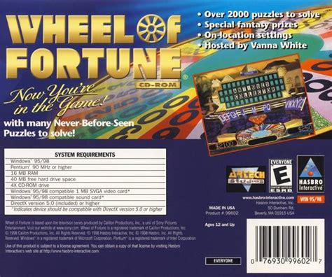 Wheel of Fortune Box Shot for PC - GameFAQs