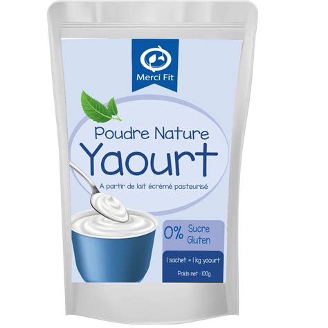 Poudre De Yaourt Nature Merci Fit Tunisie Bio