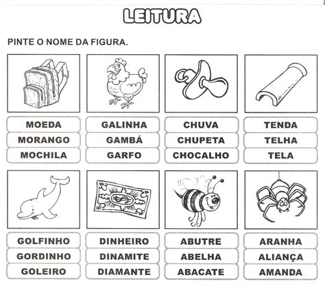 Atividades Com Lh Nh Ch Para 3o Ano - BRAINCP