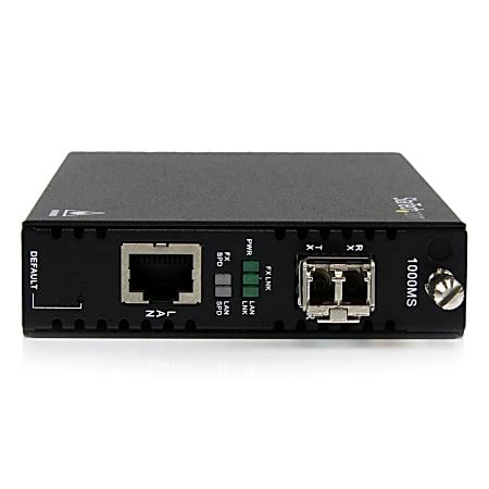 Startech Oam Managed Gigabit Ethernet Fiber Media Converter Multi