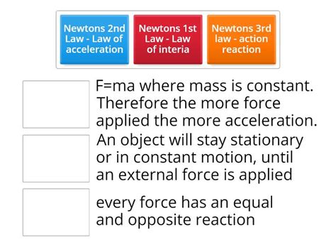 newtons laws match