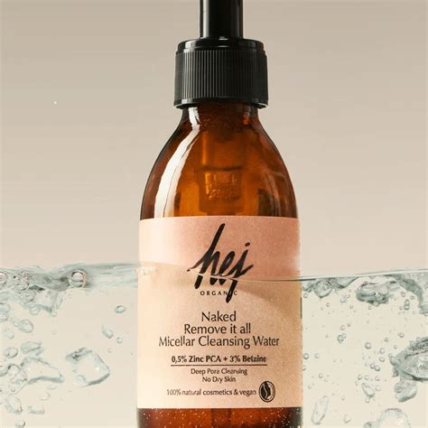 Hej Organic Naked Remove It All Micellar Cleansing Water Ml Ecco Verde Online Shop