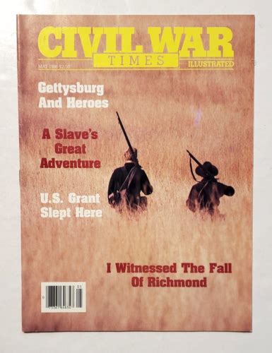 Civil War Times Illustrated Magazine May 1986 Gettysburg Ebay