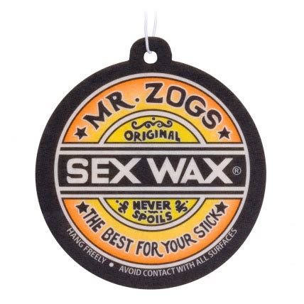 Mr Zogs Sex Wax Original Surf Wax Car Air Freshener ATBShop Co Uk