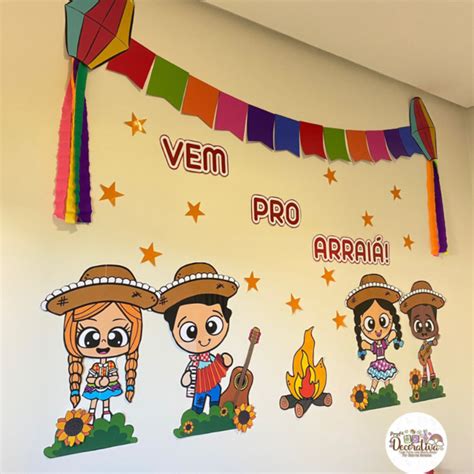 Painel Festa Junina – Loja ABC da Educação Mais – Por Sabrina Bonassa