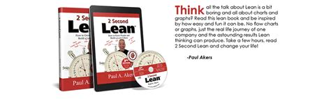 2 Second Lean Book Paul Akers Website Lean Books Lean Culture