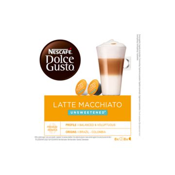 Nescaf Dolce Gusto Latte Macchiato Unsweetened Capsules Bestellen