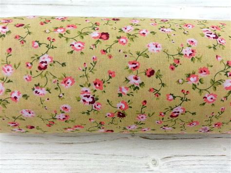 Cotton Fabric Floral Fabric Small Print Fabric Poly Cotton | Etsy