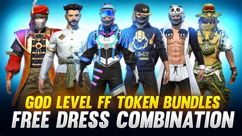 Top God Level Ff Token Bundles Free Dress Combination No Top Up