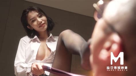 Horny Secretary Be The Master And Footjob Her Boss 2023 By ModelTV HotMovies