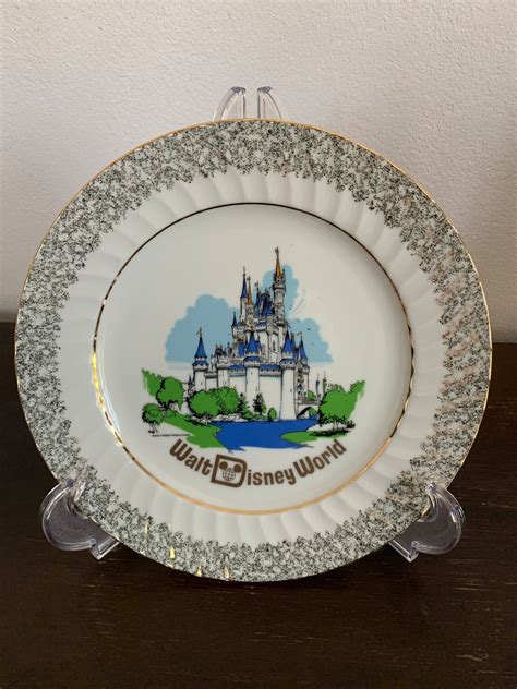 Vintage Walt Disney World Souvenir Plate Cinderella S Etsy