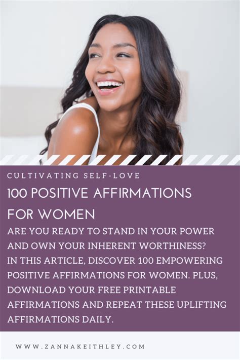 Positive Affirmations For Women That Actually Work