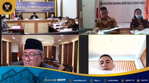 Dkpp Periksa Ketua Dan Anggota Kpu Nias Selatan Dkpp Ri Dewan