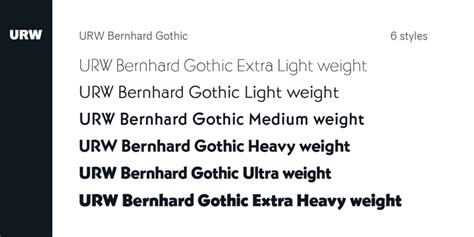 Bernhard Gothic Font Webfont And Desktop Myfonts