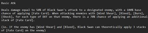 Black Swan Basic Attack translation (translation by me) : r ...