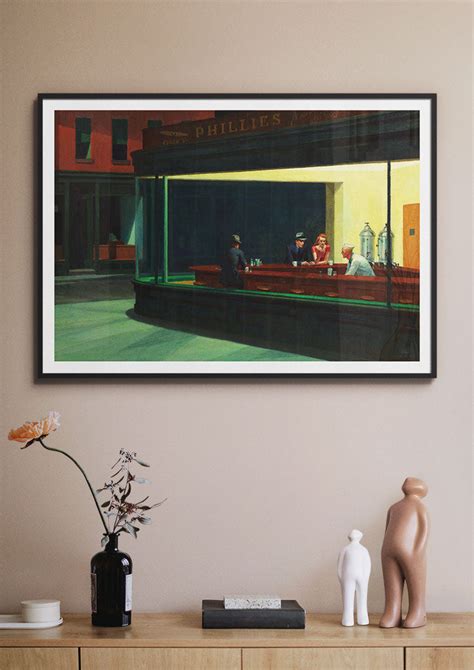 Nighthawks Art Print By Edward Hopper Iconic Wall Decor Posterist