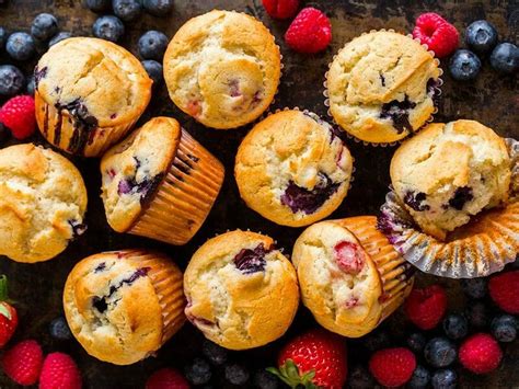 Mini Muffins Aux Fruits Rouges Au Thermomix Cookomix