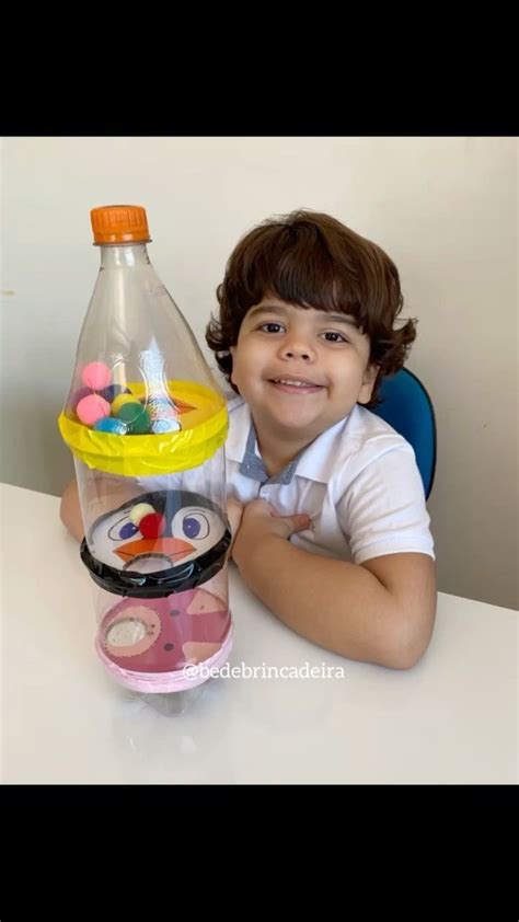 Bedebrincadeira On Instagram Garrafa Pet Divertida Corte Uma